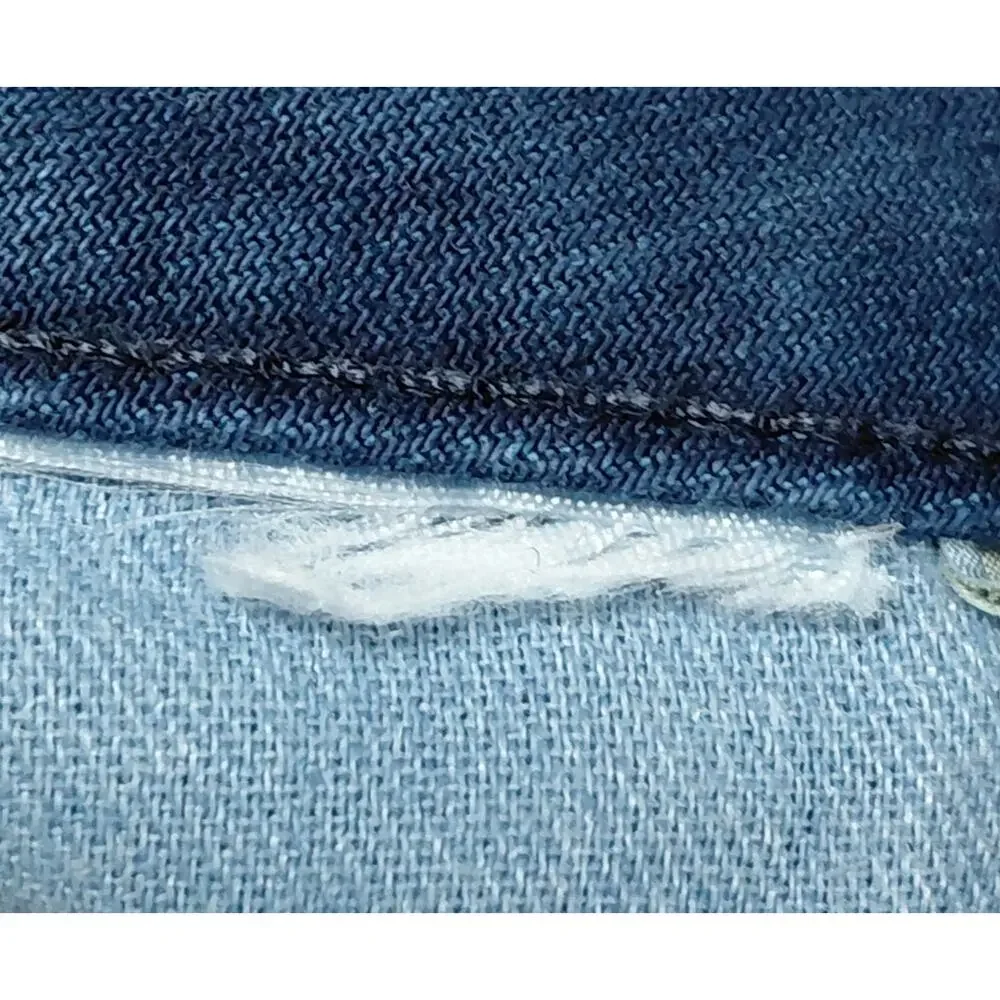 Michael Kors Blue Raw Hem Skinny Medium Wash Denim Jeans Women Size 4